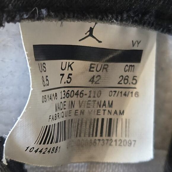 Jordan 11 Retro High Concord White/Black 136046-110 Size 8.5 - Picture 7 of 8